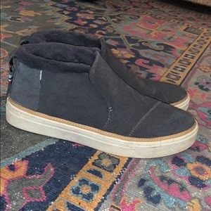 Toms Faux Fur Lined Paxton Slip-On Sneakers